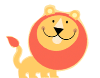 Gif animé lion souris